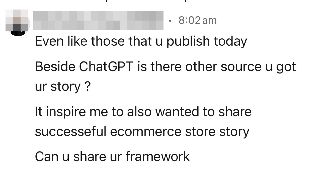 DM: asking for the framework